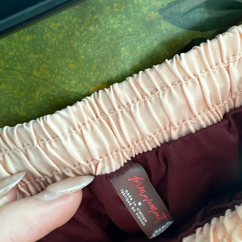 Free People Free Rappel Shorts in Burgundy - Picture 6 of 7